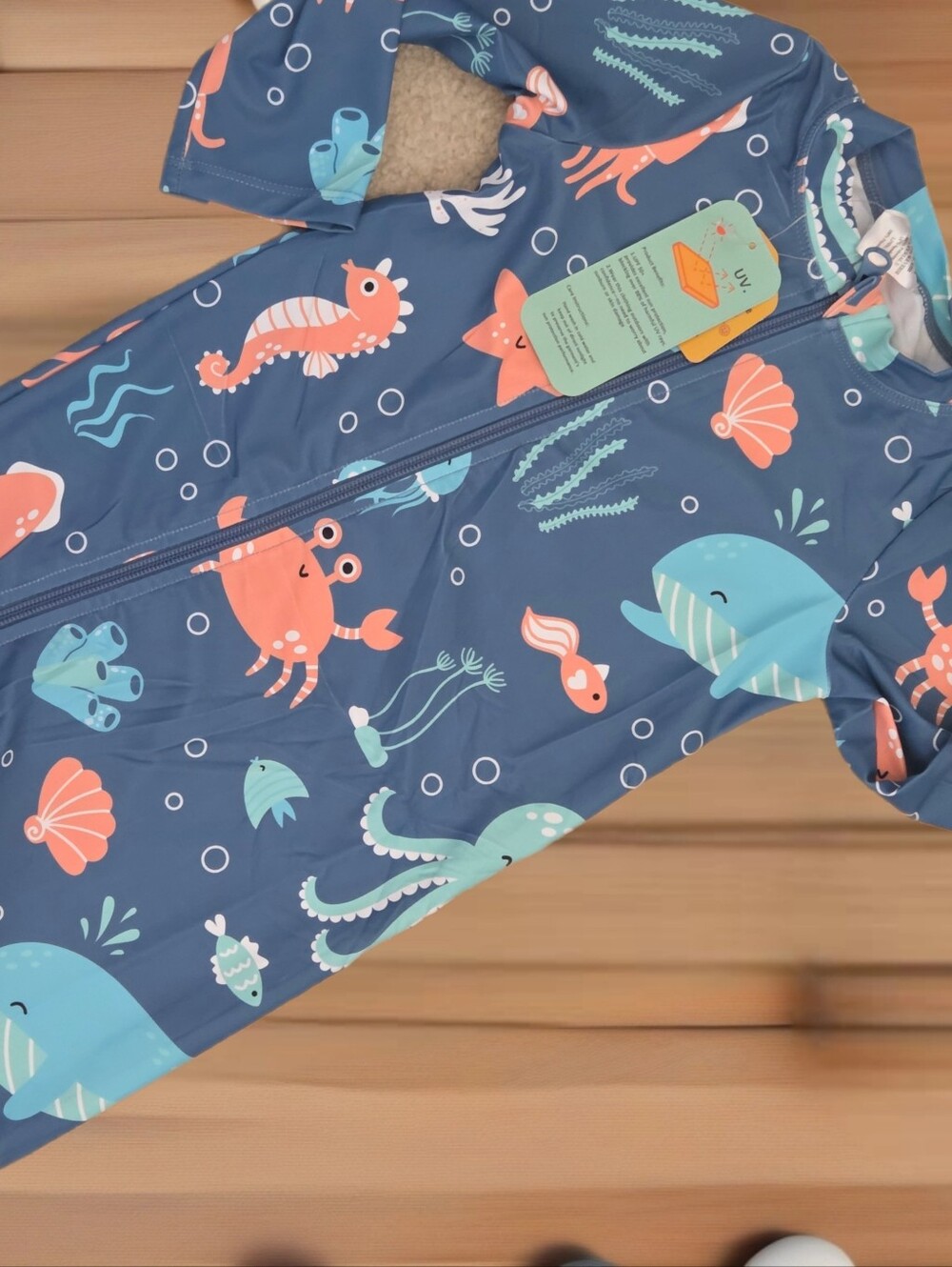 50+ UPF swimsuit seal life baby kids 24-36 months